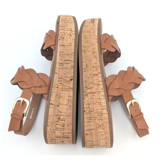 Nordstrom Rack Pennie Braided Platform Sandal Women's Brown Size US10M - Picture 10 of 11